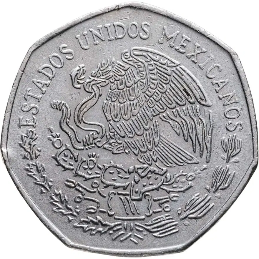 Мексика 10 песо (pesos) 1979, реверс