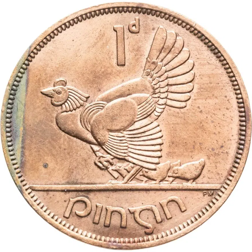 Ирландия 1 пенни (penny) 1966