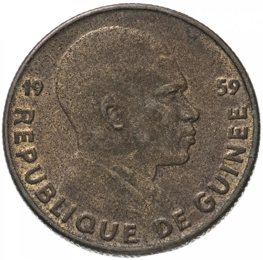 Гвинея 25 франков 1959