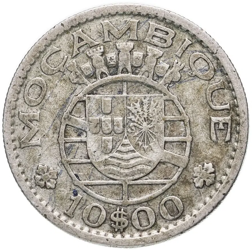 Мозамбик 10 эскудо 1952