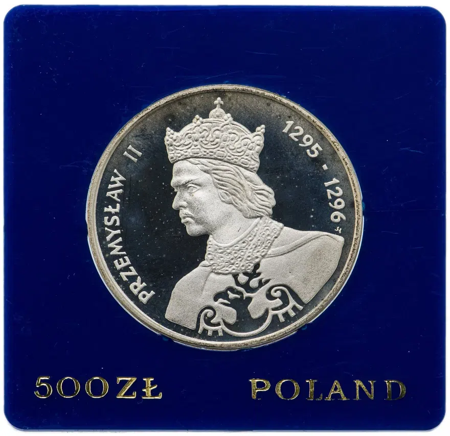 Польша 500 злотых (zlotych) 1985 года "Польские правители - Король Пшемыслав II"