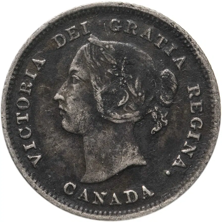 Канада 5 центов (cents) 1882, реверс