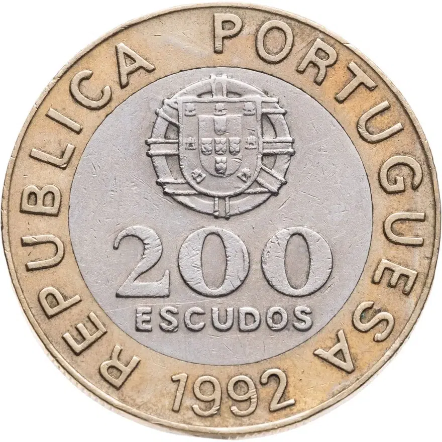 Португалия 200 эскудо (escudos) 1992