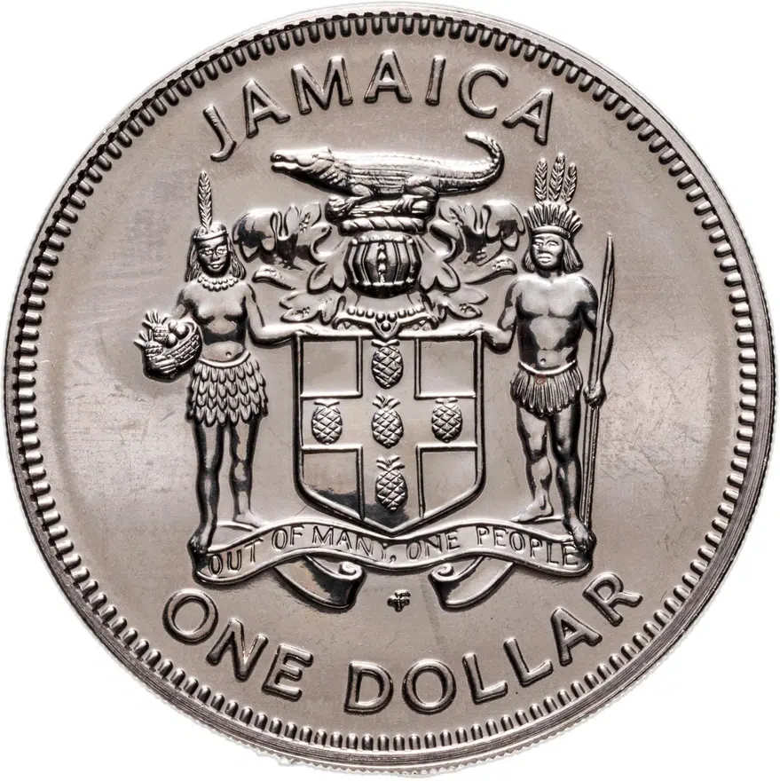 Ямайка 1 доллар (dollar) 1981  ФАО - Всемирный день еды, реверс