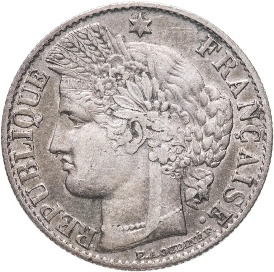 Франция 50 сантимов (centimes) 1894