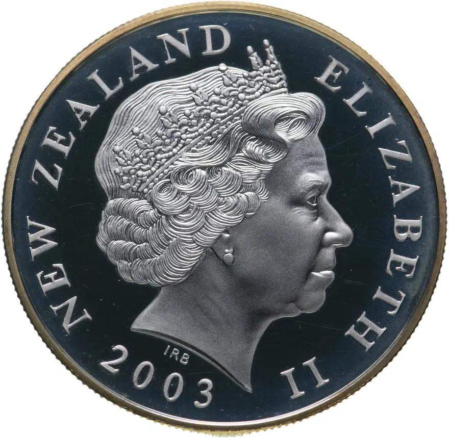 Новая Зеландия 1 доллар (dollar) 2003  Властелин Колец - Кольцо всевластия, реверс