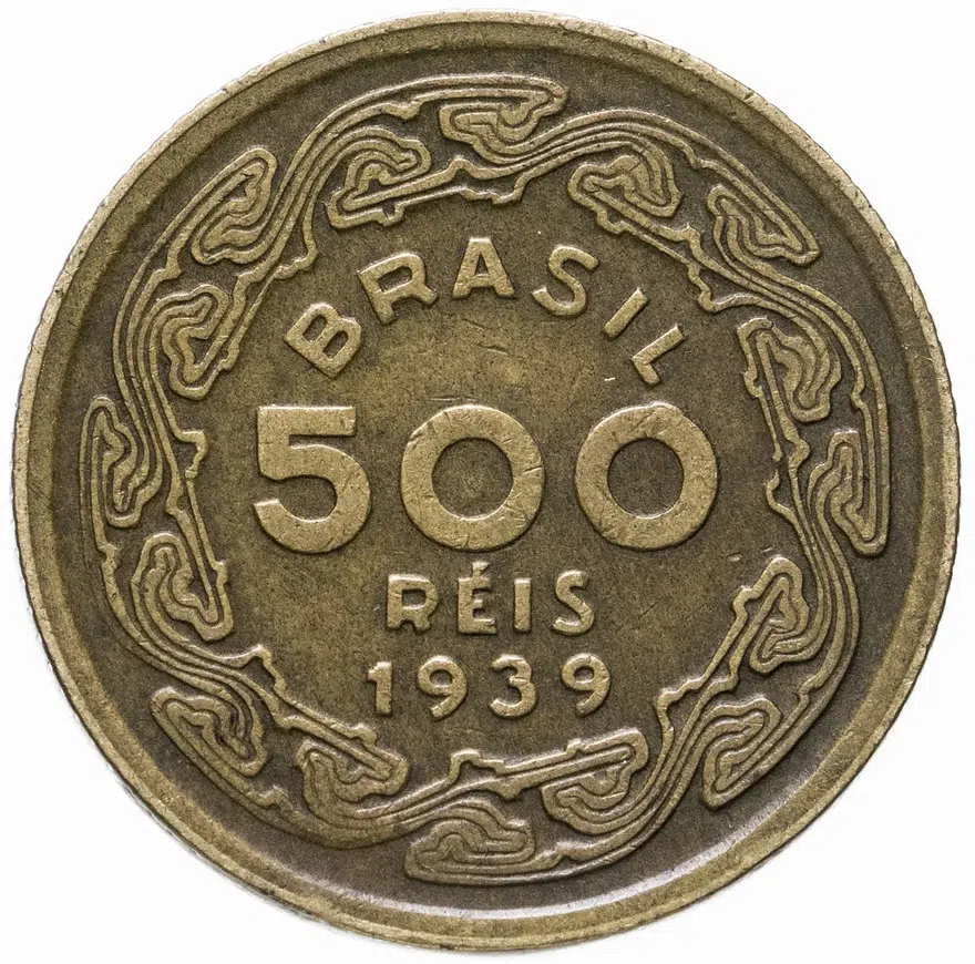 Бразилия 500 рейс (reis) 1939
