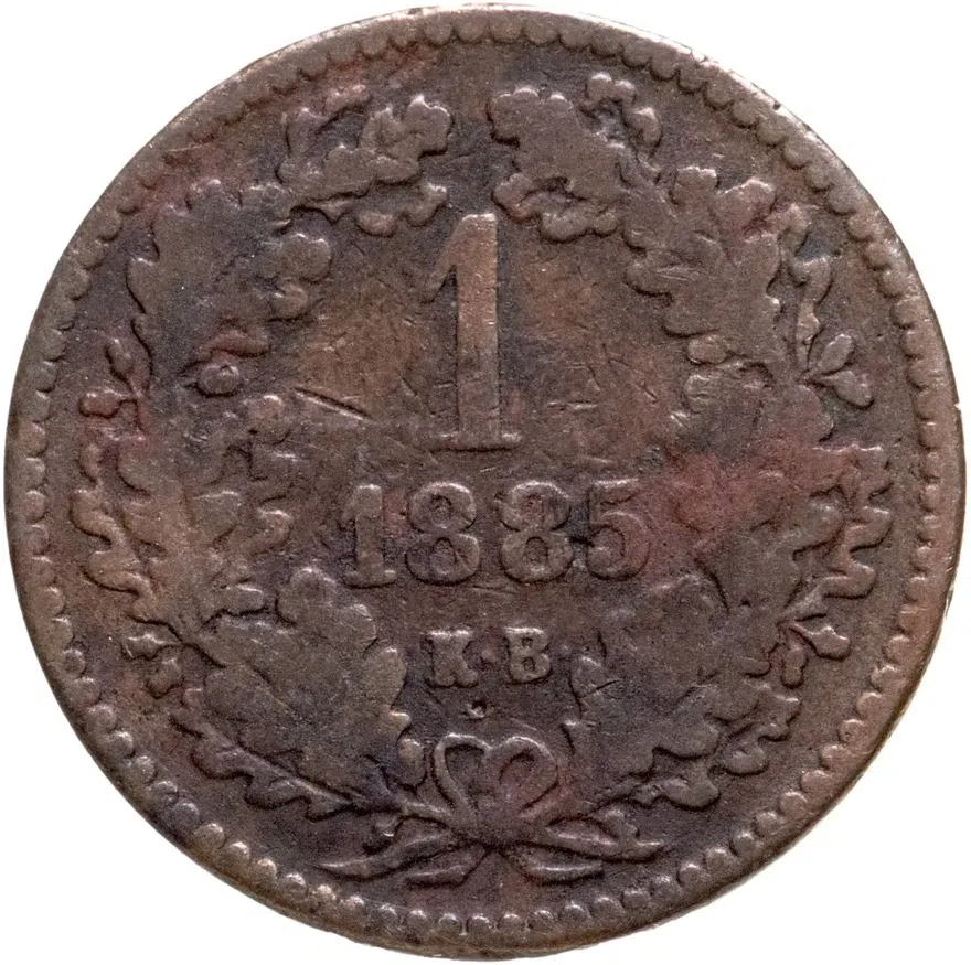 Венгрия 1 крейцер (krajczar) 1885
