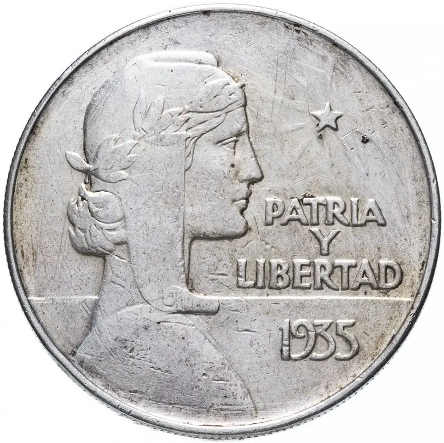 Куба 1 песо (peso) 1935