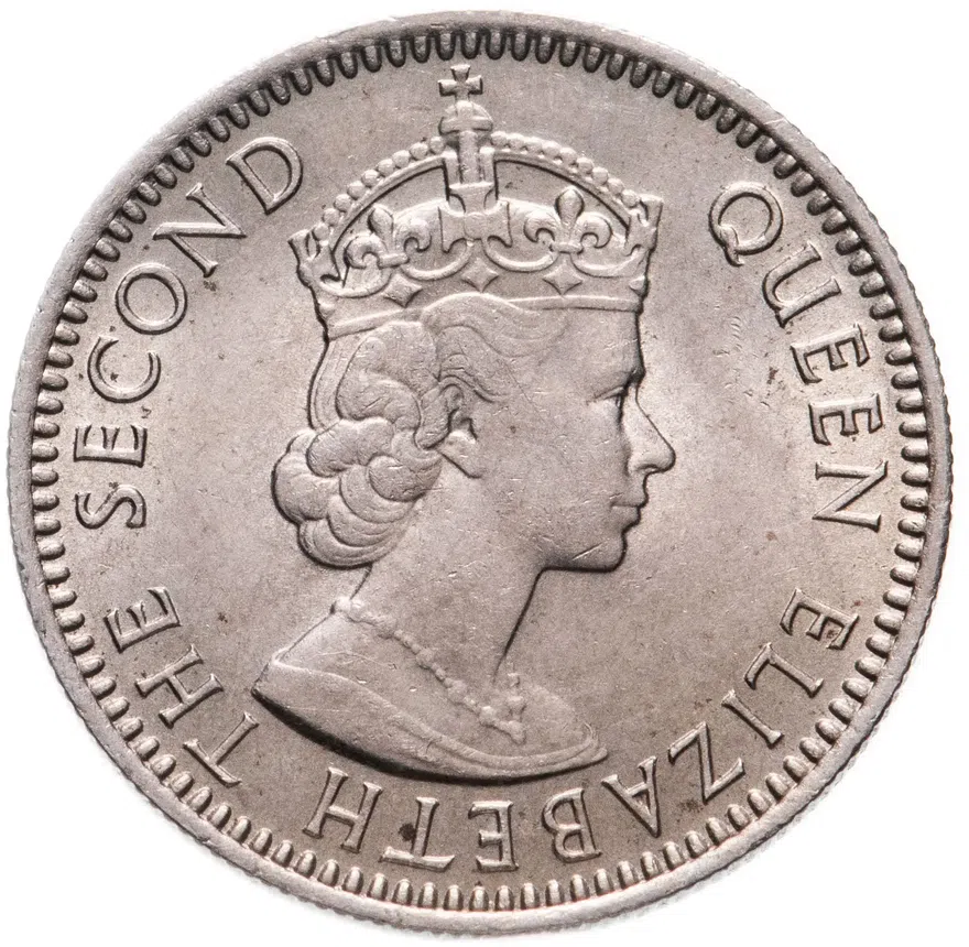Малайя и Британское Борнео 10 центов (cents) 1956, реверс