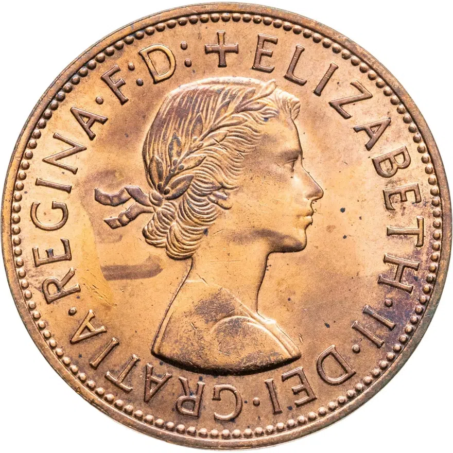 Великобритания 1 пенни (penny) 1967