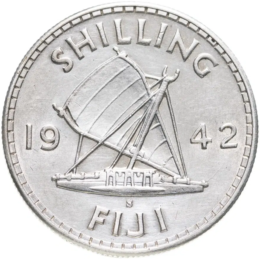 Фиджи 1 шиллинг (shilling) 1942