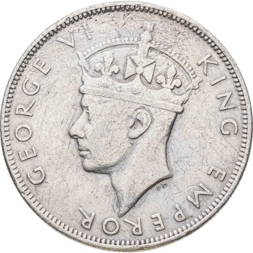 Южная Родезия 1/2 кроны (crown) 1944, реверс