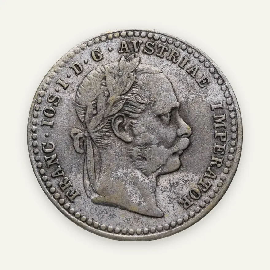 Австрия 10 крейцеров 1869, аверс