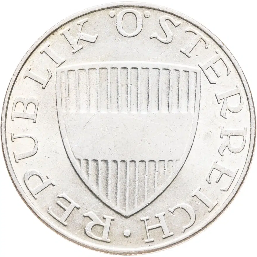 Австрия 10 шиллингов (shillings) 1973, реверс