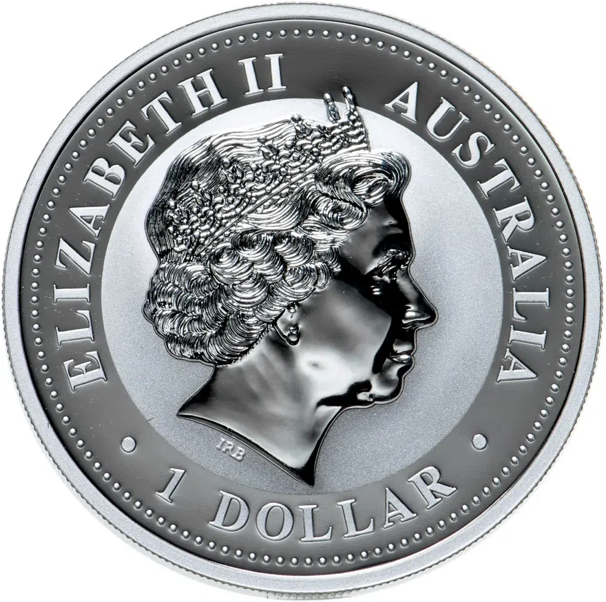 Австралия 1 доллар (dollar) 2007 "Китайский календарь - Год свиньи" позолота, реверс