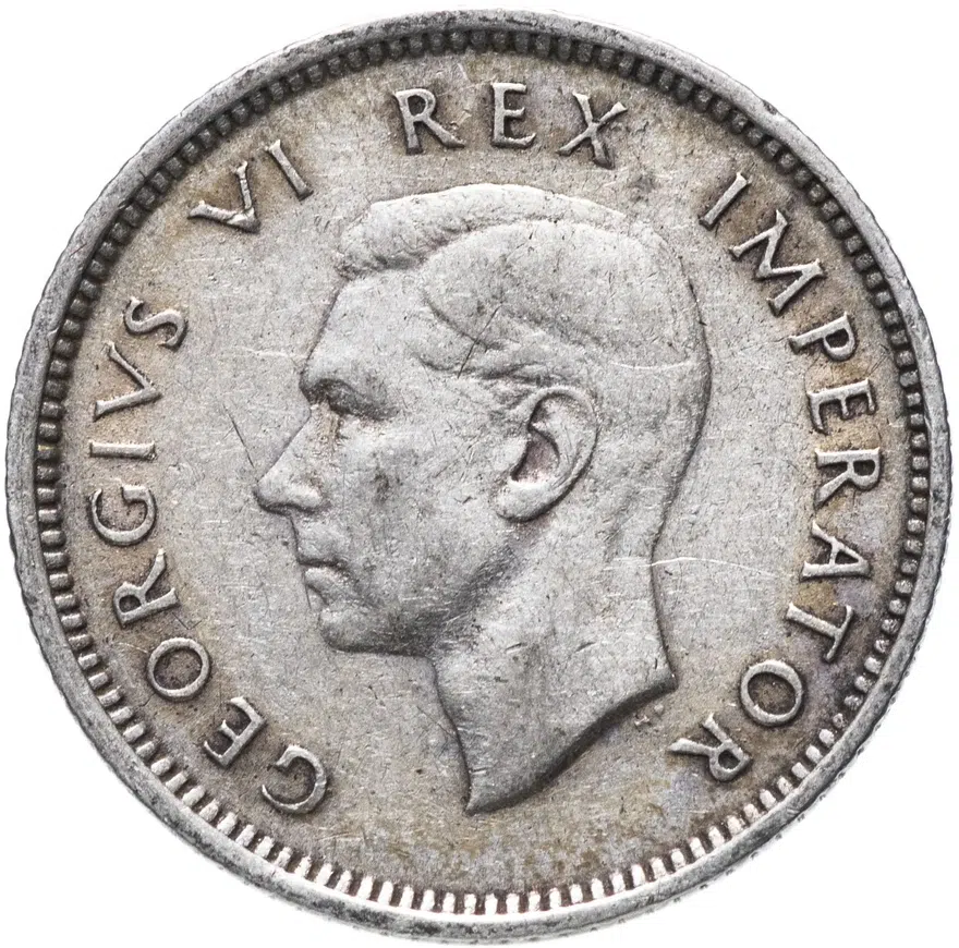 ЮАР 6 пенсов (pence) 1940, реверс