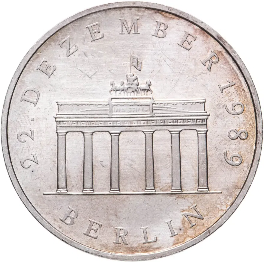 Германия 20 mark (марок) 1990 "Открытие Бранденбургских ворот ГДР"