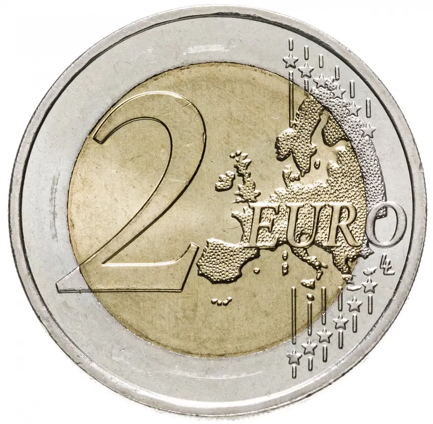 Франция 2 евро 2009 "10-летие Экономического и валютного союза ЕС", реверс