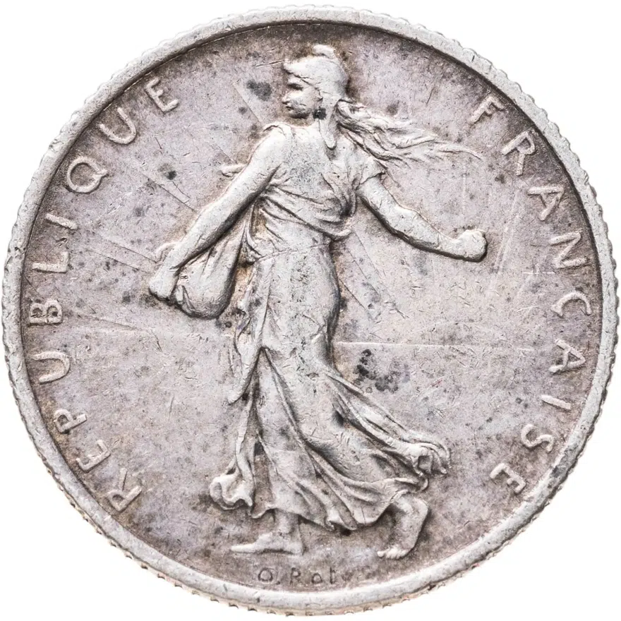 Франция 1 франк 1904