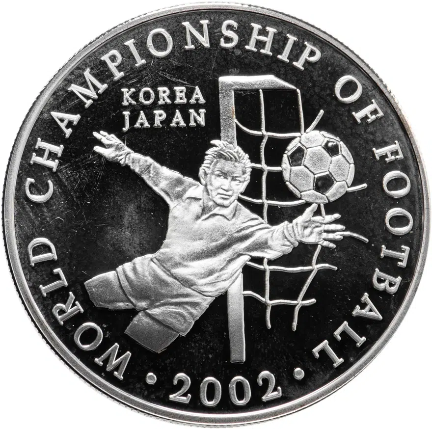 Монголия 500 тугриков 2002  Чемпионат мира по футболу 2002, Япония и Южная Корея