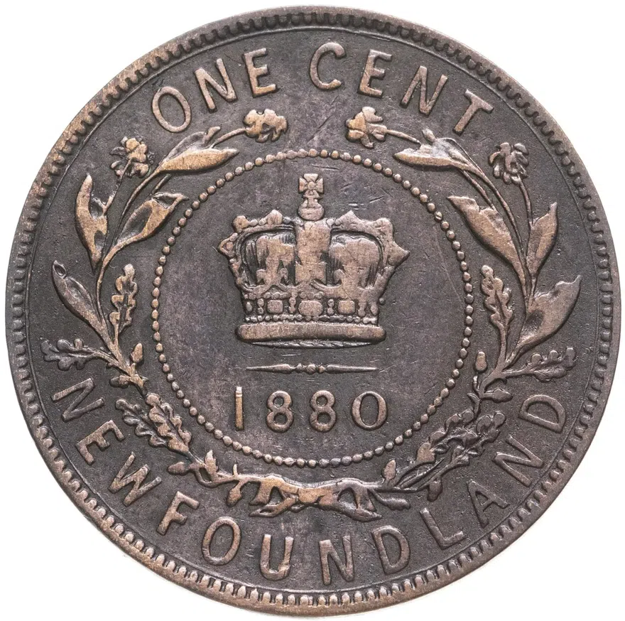 Ньюфаундленд 1 цент (cent) 1880
