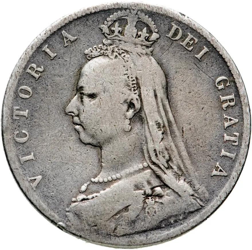 Великобритания 1/2 кроны (crown) 1892