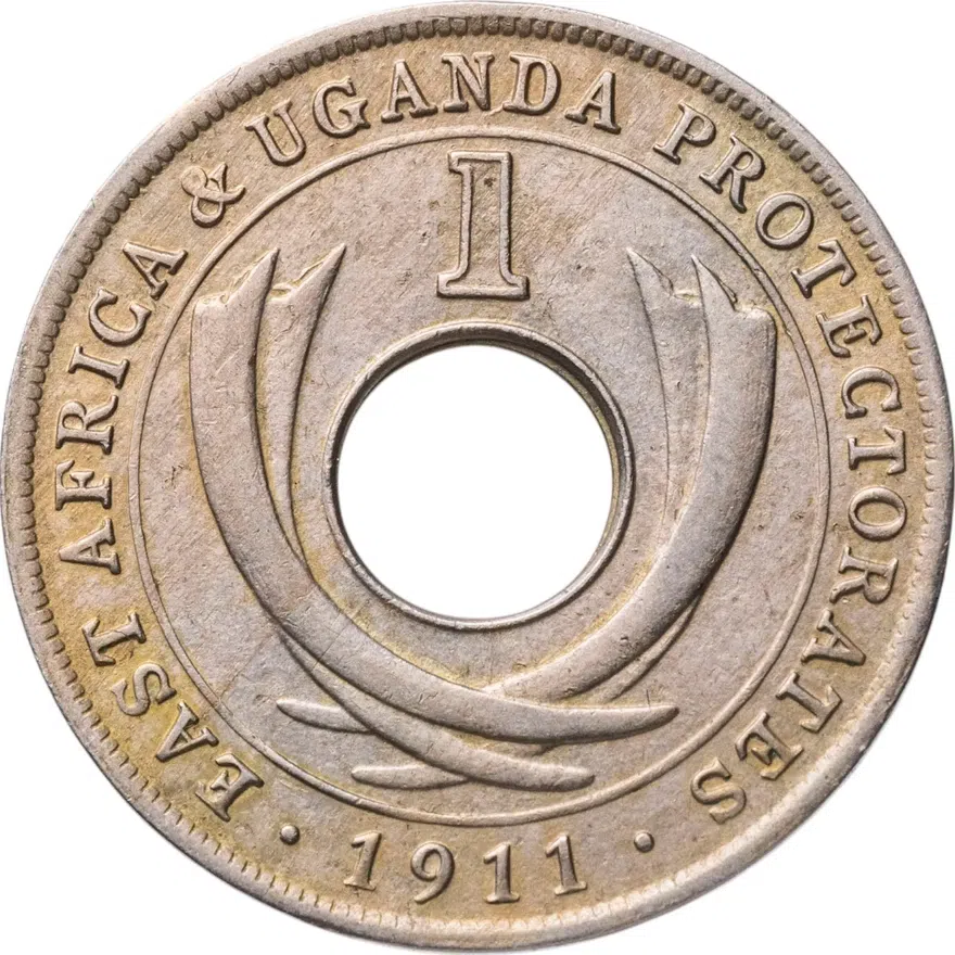 Британская Восточная Африка и Уганда 1 цент (cent) 1911