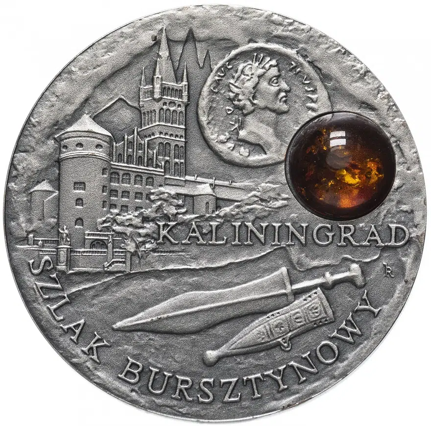 Ниуэ 1 доллар 2009 "Янтарный путь - Калининград"