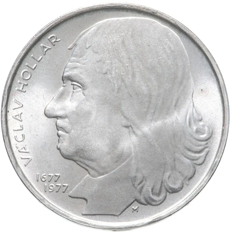 Чехословакия 100 крон (korun) 1977  300 лет со дня смерти Вацлава Холлара