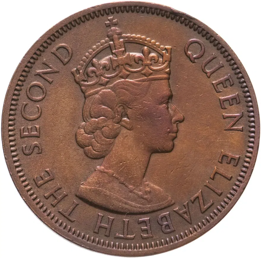 Кипр 5 милей (mils) 1955, реверс