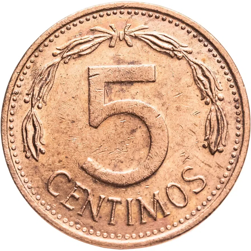 Венесуэла 5 сентимо (centimos) 1977