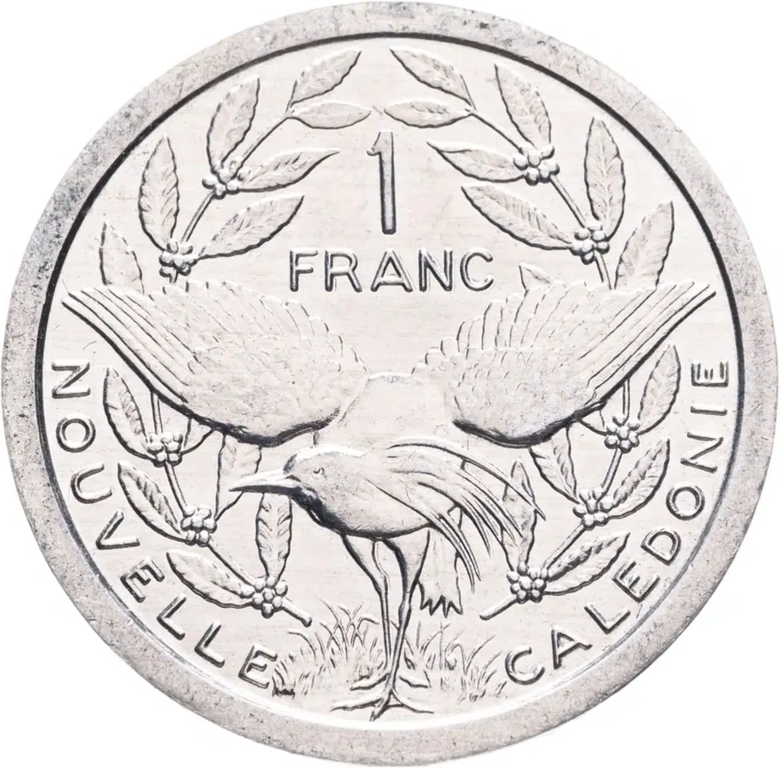 Французская Новая Каледония 1 франк (franc) 1989