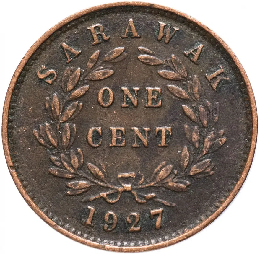 Саравак 1 цент (cent) 1927