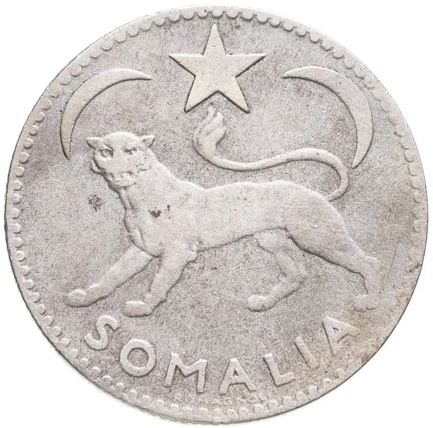 Сомали 1 сомало (somalo) 1950, реверс