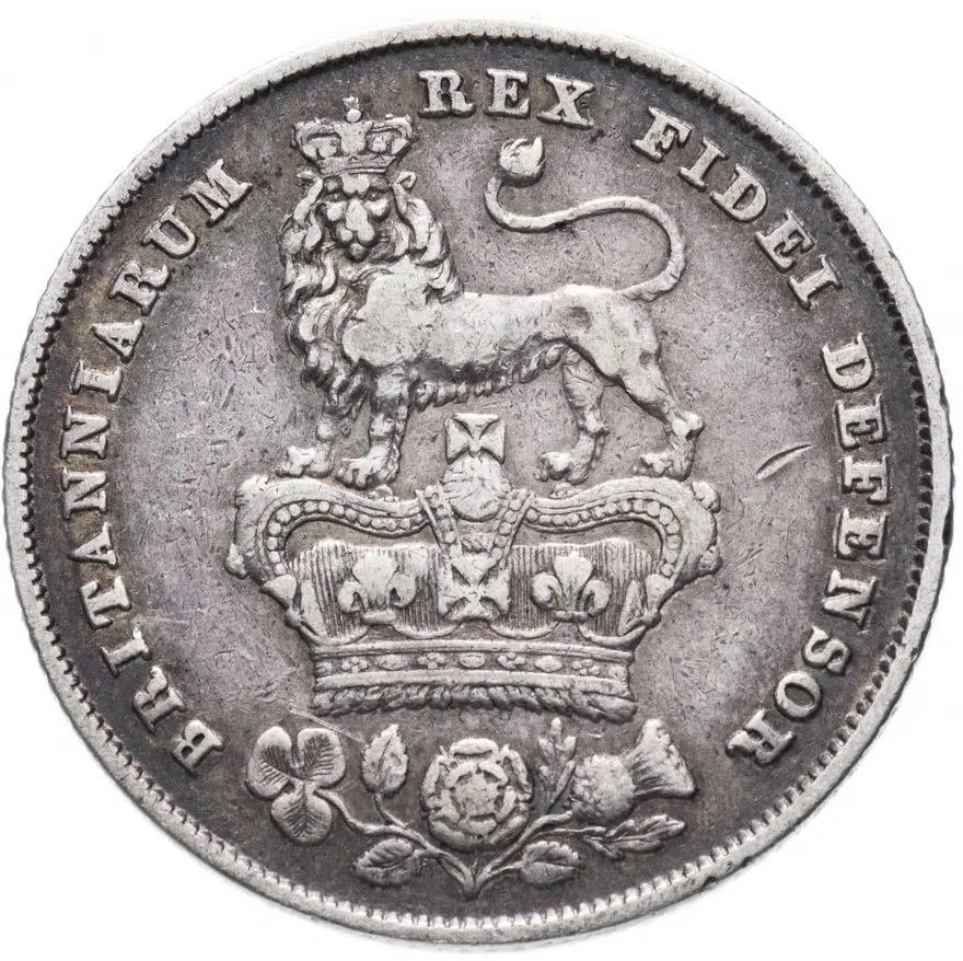 Великобритания 1 шиллинг (shilling) 1826