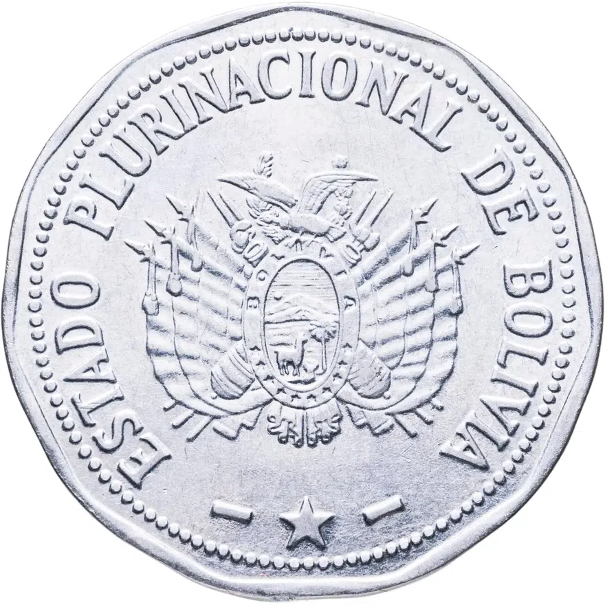 Боливия 2 боливиано (bolivianos) 2012, реверс