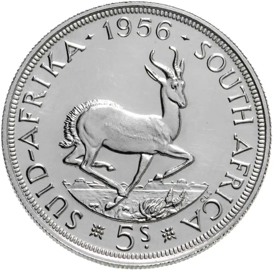ЮАР 5 шиллингов (shillings) 1956