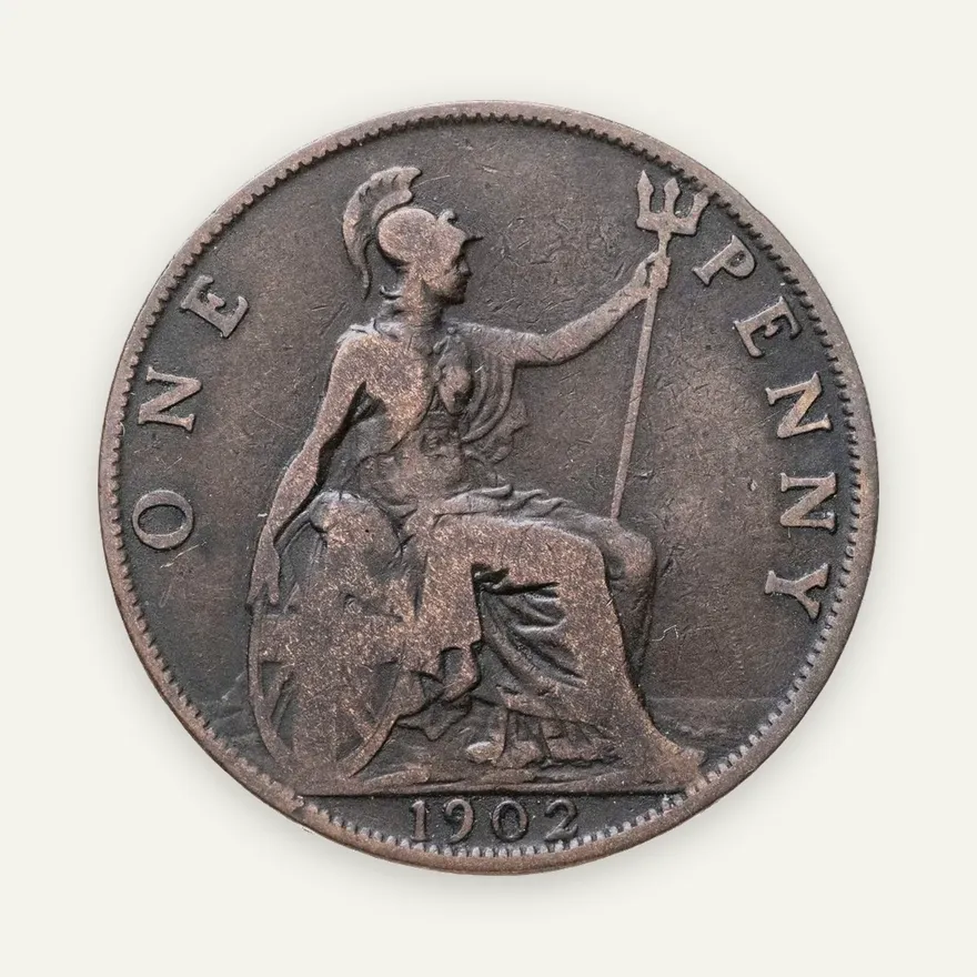 Великобритания 1 пенни (penny) 1902, реверс