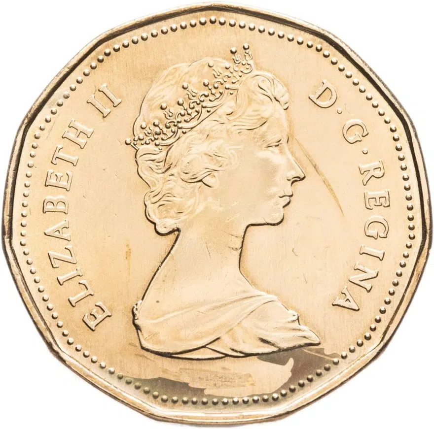 Канада 1 доллар (dollar) 1987, реверс