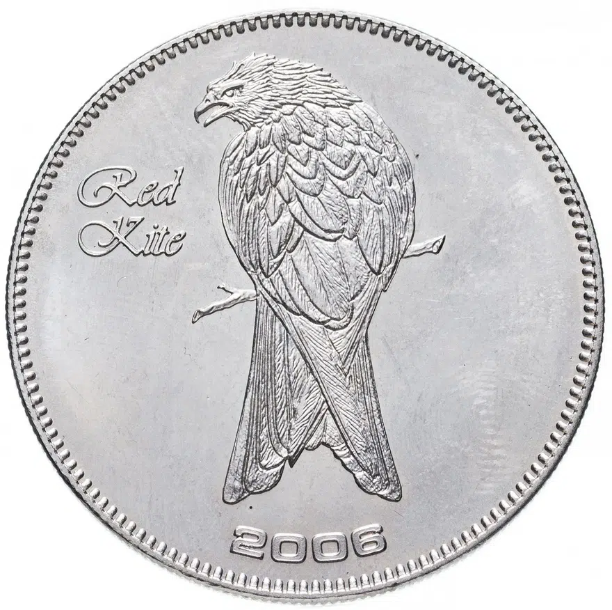 Сомали 25 шиллингов (shillings) 2006  Животные - Красный коршун
