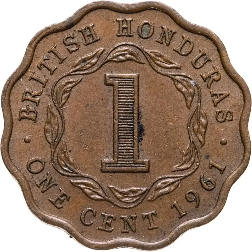 Британский Гондурас 1 цент (cent) 1961