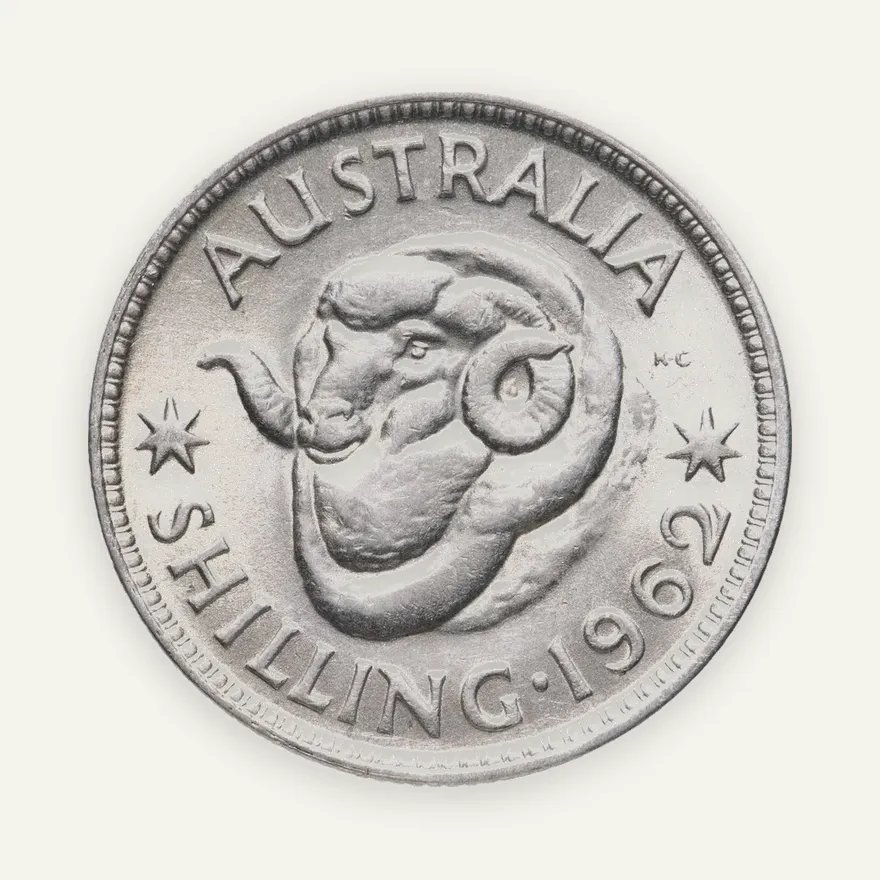 Австралия 1 шиллинг (shilling) 1962