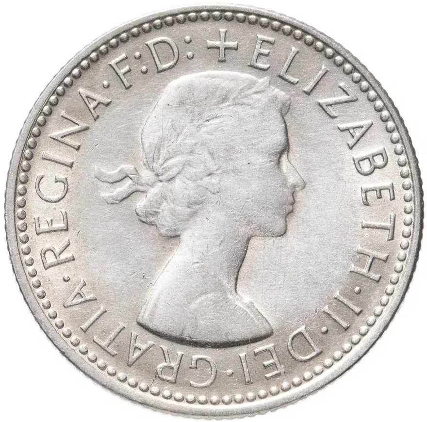 Австралия 1 шиллинг (shilling) 1962, реверс