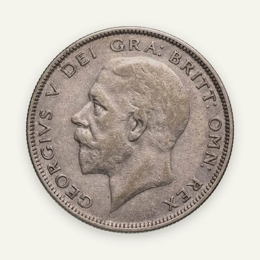 Великобритания 1/2 кроны (crown) 1936, реверс