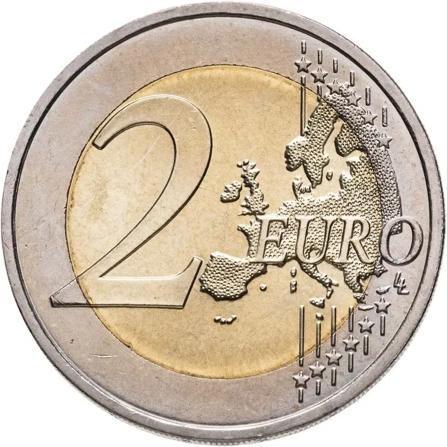 Франция 2 евро 2007 "50 лет Римскому договору", реверс