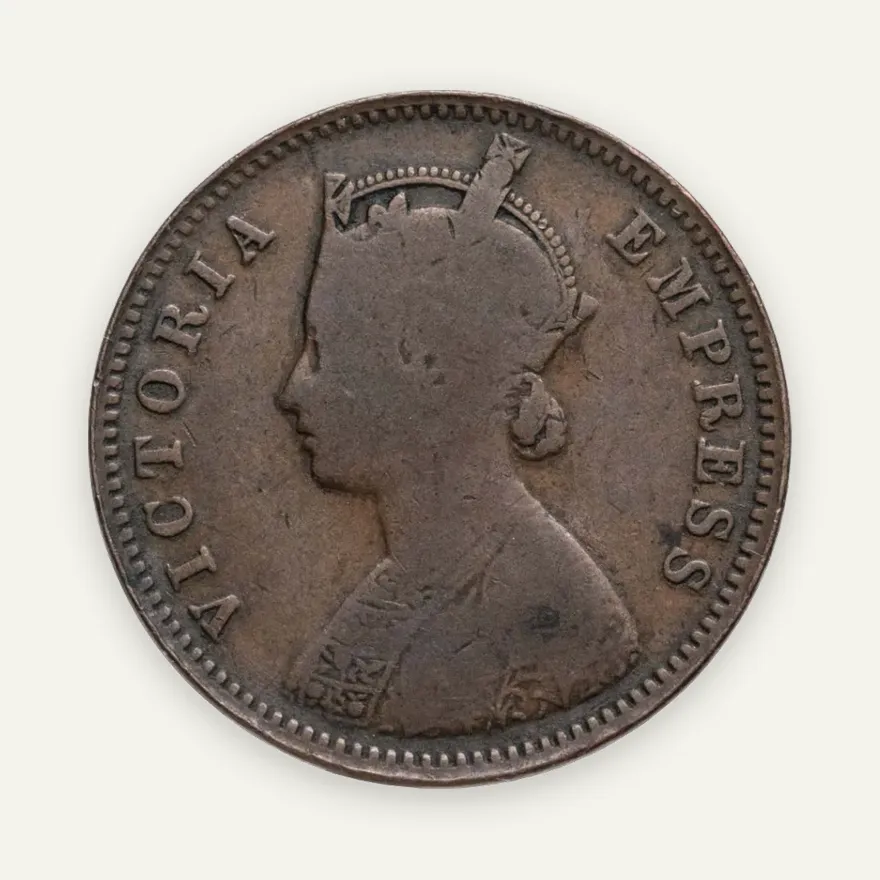 Индия (Британская) 1/4 анны (anna) 1883, реверс