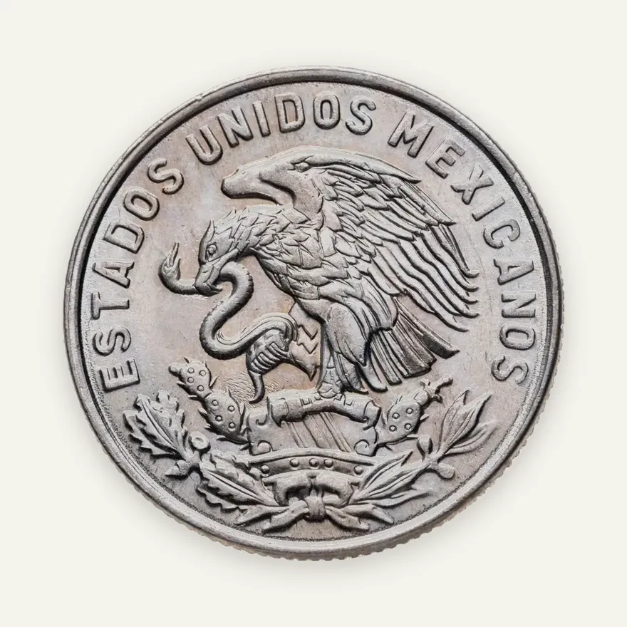 Мексика 50 сентаво (centavos) 1967, реверс