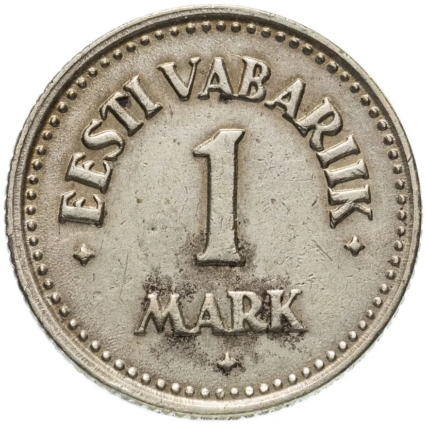 Эстония 1 mark (марка) 1924