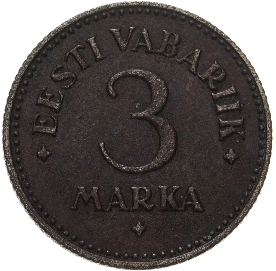 Эстония 3 марки (marka) 1925